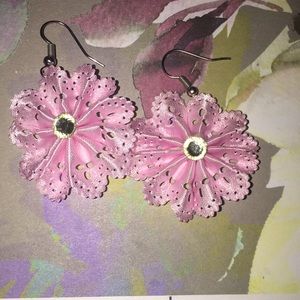 Handmade Paper flower Earrings